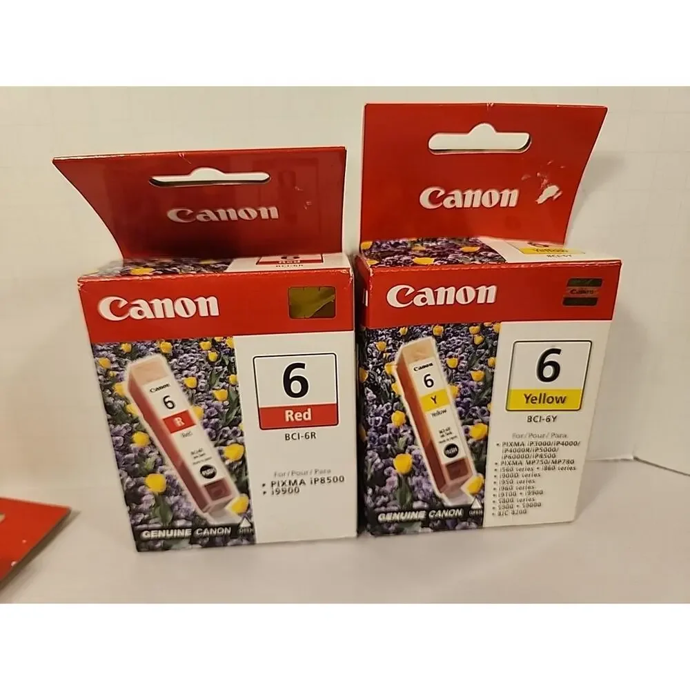 Pack 5 Genuine Canon BCI-6PC Printer Ink